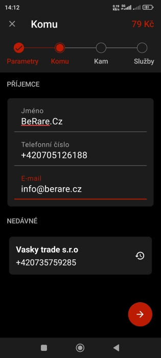 Zpětný balík přes Zásilkovnu do BeRare.cz
